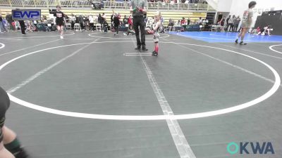 45 lbs Consi Of 16 #2 - Bailey Shaw, Rough Riders vs Trek Castor, Woodward Youth Wrestling