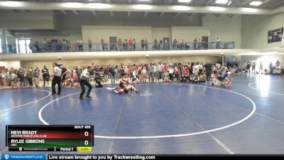 95-101 lbs Round 2 - Rylee Gibbons, JWC vs Nevi Brady, Aviator Wrestling Club