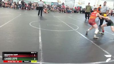 92 lbs Round 4 (6 Team) - Camden Hook, Contenders Blue vs Branton Tapp, Forge