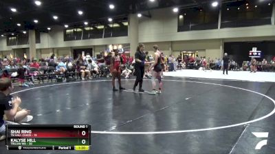 130 lbs Round 4 (6 Team) - Kalyse Hill, Trojan WA vs Shai Ring, TN AAU- Chaos