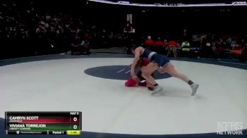 145 lbs Quarterfinal - Camryn Scott, Chatfield vs Viviana Torrejon, Liberty Common