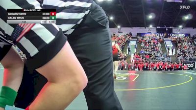 138 lbs Quarterfinals (8 Team) - Colin Kuhn, St Louis HS vs Benjamin Schultz, Charlevoix HS