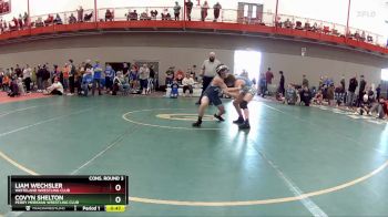 113 lbs Cons. Round 3 - Liam Wechsler, Whiteland Wrestling Club vs Covyn Shelton, Perry Meridian Wrestling Club
