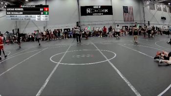 92 lbs Round 2 (4 Team) - Nik Schaller, Quaker Nation vs Lucas Kunkel, Mavericks