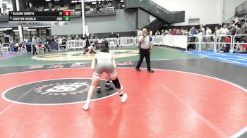 4 - 150 lbs Cons. Round 2 - Elijah Smith, Powhatan vs Austin Noble, James Wood