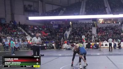 75 lbs Cons. Round 3 - Emery Edwards, Bobcat Wrestling Club vs Charlee King, Power House