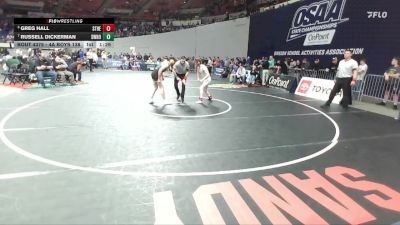 4A Boys 138 lbs 5th Place Match - Greg Hall, St. Helens Boys vs Russell Dickerman, Sweet Home Boys