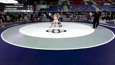 157 lbs Cons. Sub-rd Of 16 - Christian James Timms, CA vs Colten Jones, VA