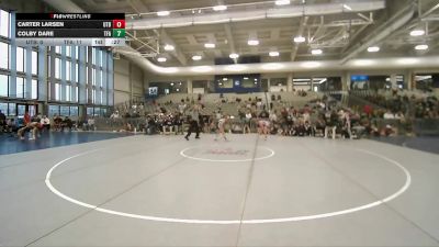 83 lbs Placement (4 Team) - Colby Dare, The Farm vs Carter Larsen, Utah Black