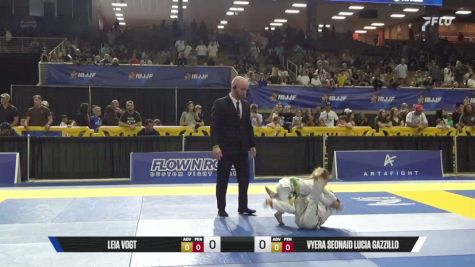 Leia Vogt vs Vyera Seonaid Lucia Gazzillo 2026 Pan Kids Jiu-Jitsu IBJJF Championship