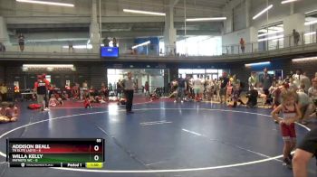 55 lbs Finals (2 Team) - Addison Beall, TN Elite Ladys vs Willa Kelly, Patriots WC
