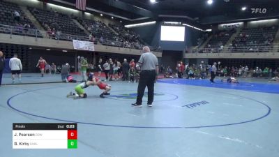 91 lbs Final - Joey Pearson, Downingtown vs Blake Kirby, Carlisle