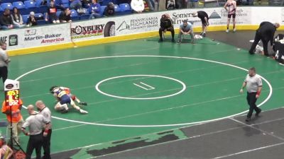 103 lbs Quarterfinal - Jp McKeown, Wilkes Barre vs Quinn Bagnell, Council Rock South