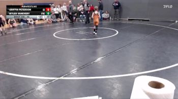 49 lbs Semifinal - Myles VanEvery, Idaho Falls Wrestling Club vs Griffin Peterson, Declo Stingers