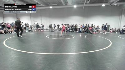 55 lbs Cons. Round 1 - Tre Hallford, Idaho vs Alejandro Vargas, COWA