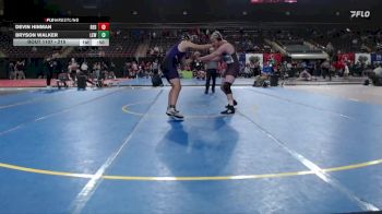 215 lbs Cons. Round 3 - Devin Hinman, Redmond vs Bryson Walker, Lewiston