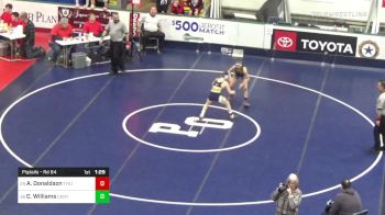 87 lbs Pigtails - Rd 64 - Andrew Donaldson, Titusville vs Chase Williams, Central Bucks East