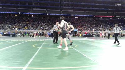 D1-144 lbs Quarterfinal - Calvin Martz, Davison vs Xander Courneya, Brighton