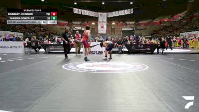 7th Place Match - Bradley Johnson, Vacaville Wrestling Club vs Mason Gonzalez, Eastern Sabers Wrestling