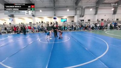 60 lbs Champ. Round 1 - Joseph Urbina, Spring Klein Wrestling Club vs Solomon White Ii, Spartan Mat Club