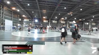 75 lbs Round 1 - Penelope Gamez, Grindhouse WC vs Miles Middaugh, Manu WC