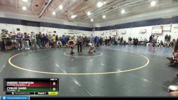 190 lbs Champ. Round 2 - Anders Thompson, Flathead (Kalispell) vs Cyruss Ward, Caldwell