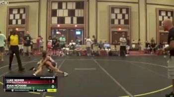 67 lbs Quarterfinals (8 Team) - Luke Reimer, Elite Wrestling Black vs Evan McMann, Smittys Barn Hardrockers