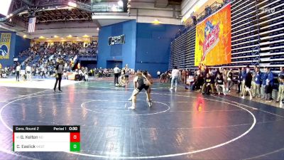 138 lbs Cons. Round 2 - Gavyn Kelton, Notre Dame vs Carson Easlick, Westfield