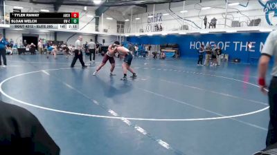 Elite 285 lbs Semifinal - Tyler Raway, Augsburg College vs Sloan Welch, Wisconsin-Eau Claire