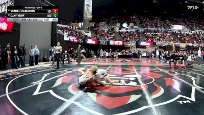 A - 126 lbs Cons. Round 3 - Yuriah Camacho, Sidney / Fairview vs DJay Wipf, Billings Central/Joliet