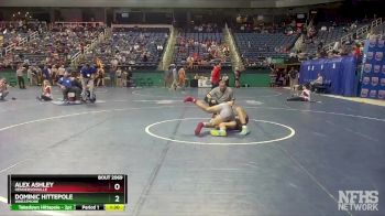 2A 160 lbs Champ. Round 1 - Dominic Hittepole, Wheatmore vs Alex Ashley, Hendersonville