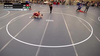Elementary - 135 lbs Micah Haas, Centennial vs Bo Holland, NRHEG