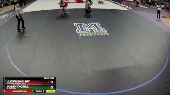 Cons. Round 1 - Hudson Harlow, Douglas County West vs Jayden Thorell, Lexington