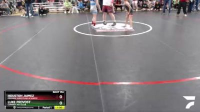 70-74 lbs Quarterfinal - Luke Provost, Cowboy Mat Club vs Houston Jaimez, Prosser Wrestling Academy