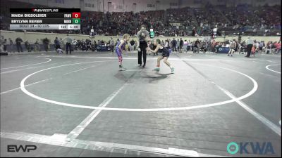 60 lbs Quarterfinal - Maida Bigsoldier, Pawhuska Elks Takedown vs Brylynn Revier, Morrison Takedown Club