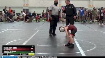 52 lbs Round 1 (3 Team) - Mazin Hmidan, Donahue WA vs McKinney Deck, 84 Athletes