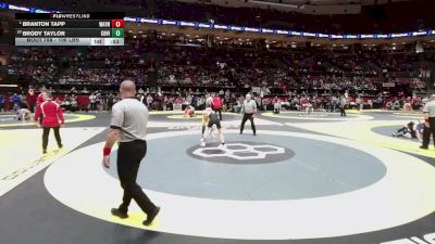 106 lbs Cons. Quarters - Brody Taylor, Covington vs Branton Tapp, Waynedale