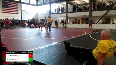 112-121 lbs Quarterfinal - Zoey Meadows, Ozark Wrestling Club vs Macy Fordyce, Central Indiana Academy Of Wre