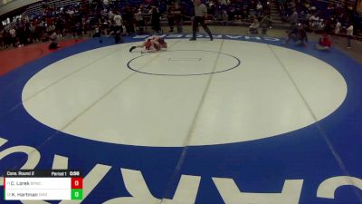 14U Boys - 84 lbs Cons. Round 2 - Corbin Lorek, Bulldog Premier Wrestling Club vs Kolton Hartman, Ohio