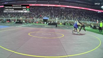D1-285 lbs Champ. Round 1 - Jase Fuller, Lapeer HS vs Matthias Granderson, East Kentwood HS