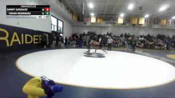 165 lbs Champ. Round 2 - Cross Rodriguez, Calvary Chapel vs Danny Gonzalez, Diamond Ranch
