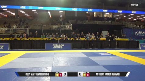 Anthony Ramon Marzan vs Cody Matthew Legendre 2025 Pan Jiu Jitsu IBJJF Championship