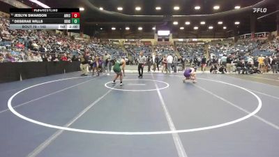 145 lbs Champ. Round 1 - Jeslyn Swanson, Arkansas City Hs vs Deserae Wills, DeSoto Hs