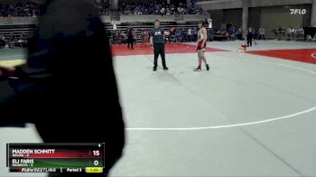 125 lbs Semis & 1st Wrestleback (8 Team) - Madden Schmitt, Rocori vs Eli Faris, Minneota