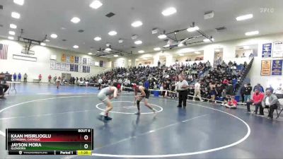 113 lbs Champ. Round 1 - Kaan Misirlioglu, Cathedral Catholic vs Jayson Mora, Glendora