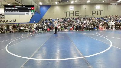 51 lbs Champ. Round 1 - Cooper Evans, Team Prestige Wrestling vs Shiloh Frohling, Timpanogos Wrestling