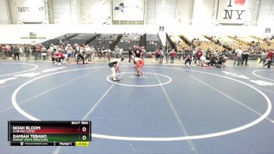 116 lbs Cons. Round 5 - Damian Tebano, Shaker Youth Wrestling vs Noah Bloom, Club Not Listed