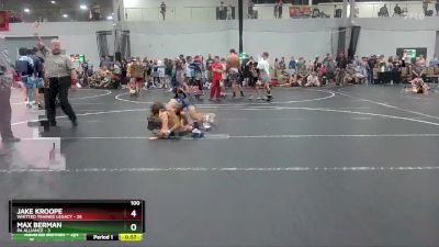 100 lbs Round 3 (4 Team) - Jake Kroope, Whitted Trained Legacy vs Max Berman, PA Alliance