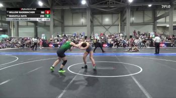 145 lbs Cons. Round 2 - Willow Rademacher, Bobcat Wrestling Club vs Makayla Hays, St. Francis Wrestling Club