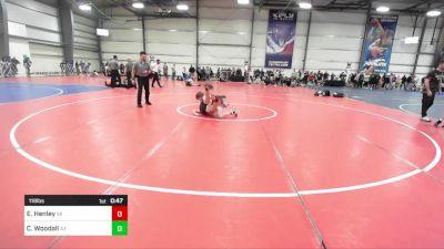 119 lbs Consi Of 8 #2 - Emmitt Henley, VA vs Caden Woodall, AZ